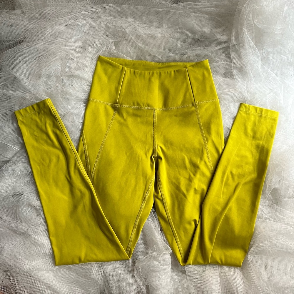 GF collective Chartreuse Compressive High-Rise Legging